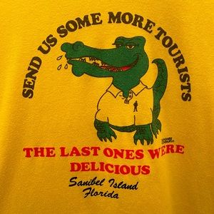 VINTAGE sanibel island t-shirt unisex 80s vacation beach SOFT Florida m shell